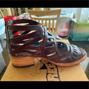 Freebird by Steven Ponce Leather Heeled Sandal